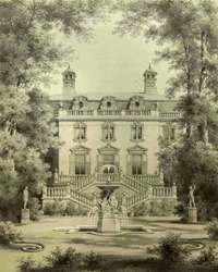 Castello di caccia Klein-Glienicke, lato giardino
